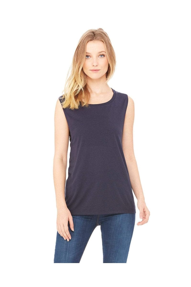 Bella+Canvas B8803: Ladies' Flowy Scoop Muscle Tank in 