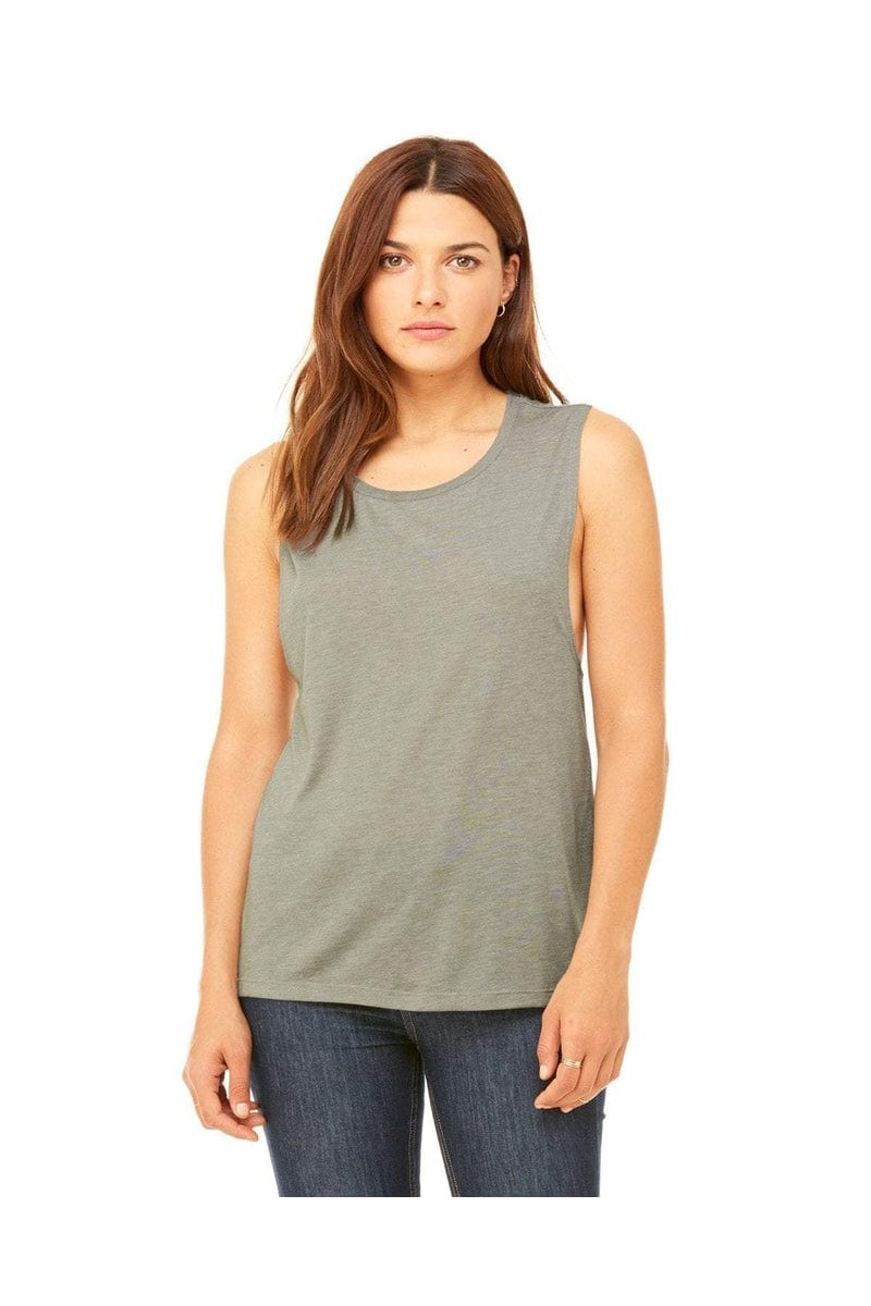 Bella+Canvas B8803: Ladies' Flowy Scoop Muscle Tank in 