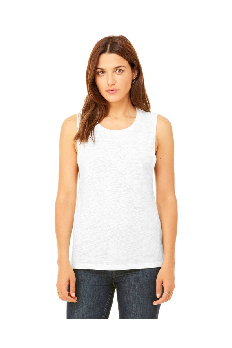 Bella+Canvas B8803: Ladies' Flowy Scoop Muscle Tank in 