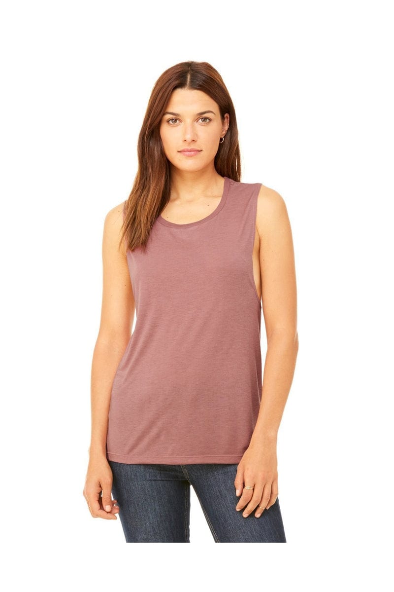 Bella+Canvas B8803: Ladies' Flowy Scoop Muscle Tank in 