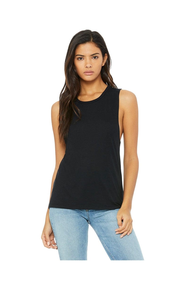 Bella+Canvas B8803: Ladies' Flowy Scoop Muscle Tank in 