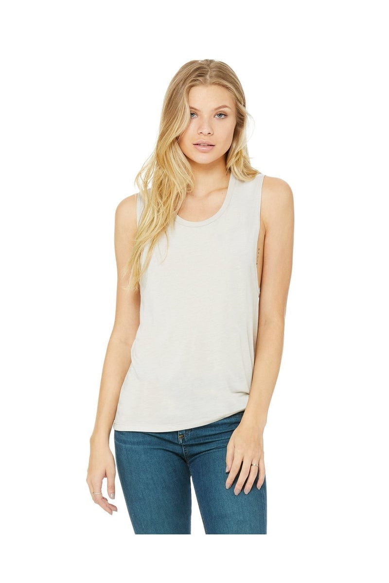 Bella+Canvas B8803: Ladies' Flowy Scoop Muscle Tank in 