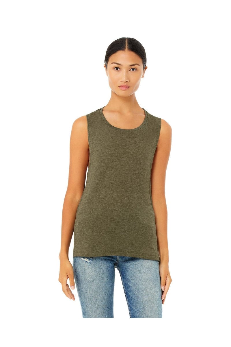 Bella+Canvas B8803: Ladies' Flowy Scoop Muscle Tank in 