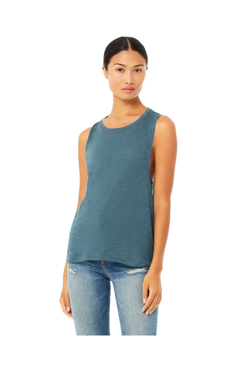 Bella+Canvas B8803: Ladies' Flowy Scoop Muscle Tank in 