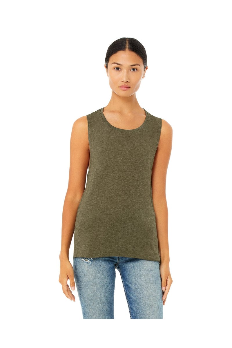 Bella+Canvas B8803: Ladies' Flowy Scoop Muscle Tank in 