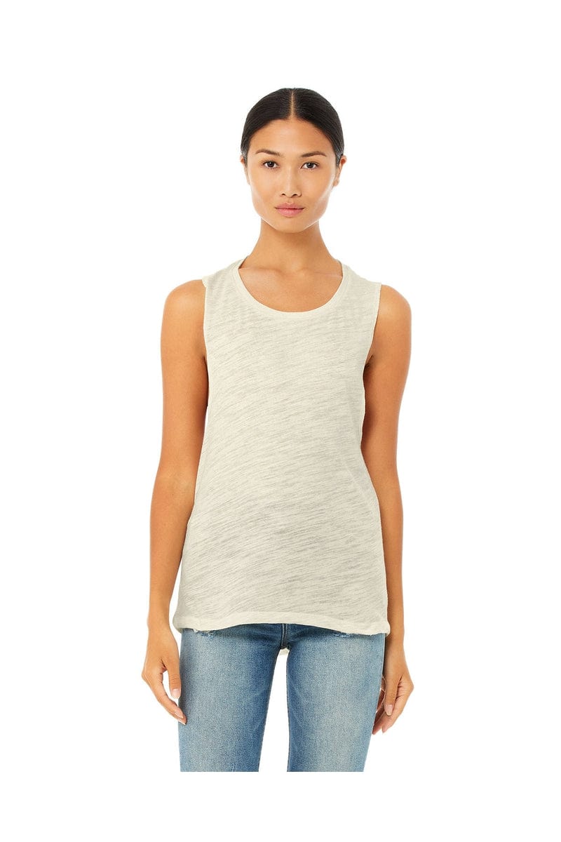 Bella+Canvas B8803: Ladies' Flowy Scoop Muscle Tank in 
