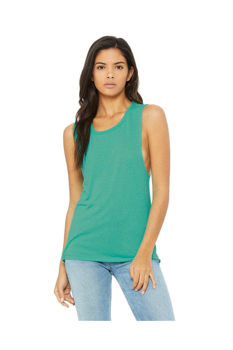 Bella+Canvas B8803: Ladies' Flowy Scoop Muscle Tank in 