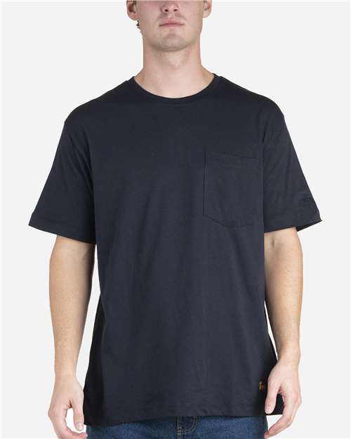 Berne Apparel BSM38 Men's Lightweight Performance Pocket T-Shirt in 