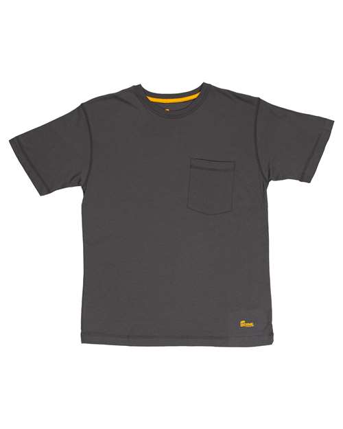 Berne Apparel BSM38 Men's Lightweight Performance Pocket T-Shirt in Slate