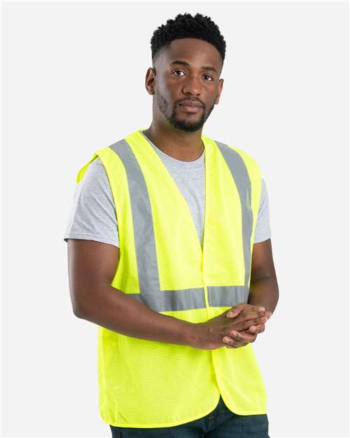 Berne Apparel HVV042-Men's Hi-Vis Class 2 Economy Vest in 