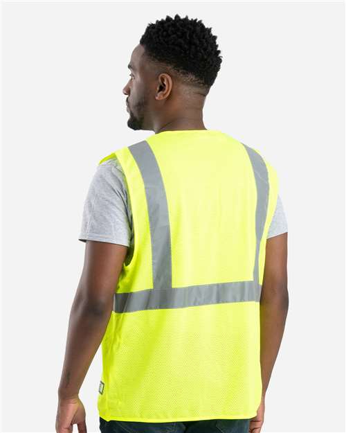 Berne Apparel HVV042-Men's Hi-Vis Class 2 Economy Vest in 