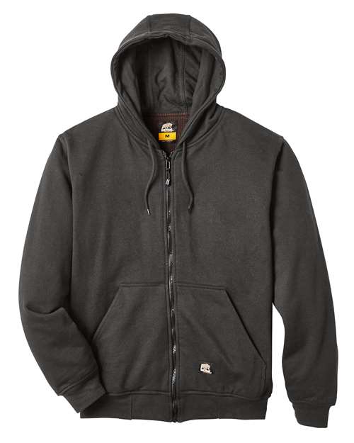 Berne Apparel SZ101 Men's Heritage Thermal Lined Hooded Sweatshirt in Charcoal