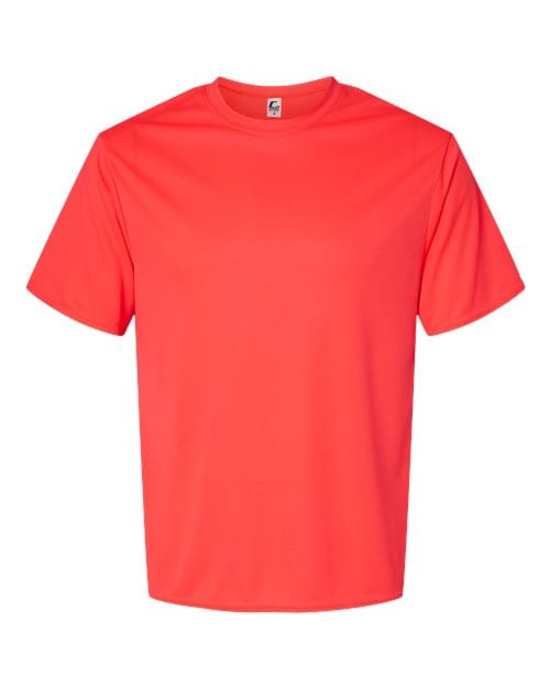 C2 Sport 5100 Unisex Performance T-Shirt in Hot Coral