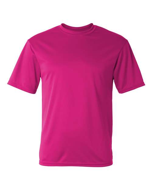 C2 Sport 5100 Unisex Performance T-Shirt in Hot Pink