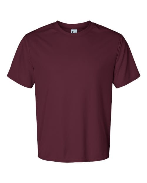 C2 Sport 5100 Unisex Performance T-Shirt in Maroon