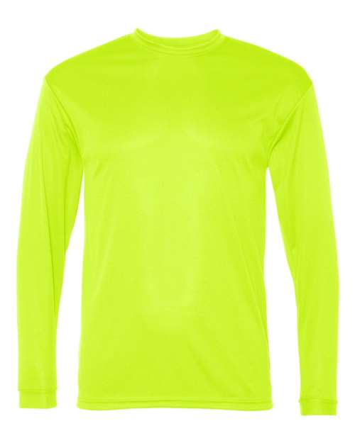 C2 Sport 5104 Unisex Performance Long Sleeve T-Shirt in Safety Yellow