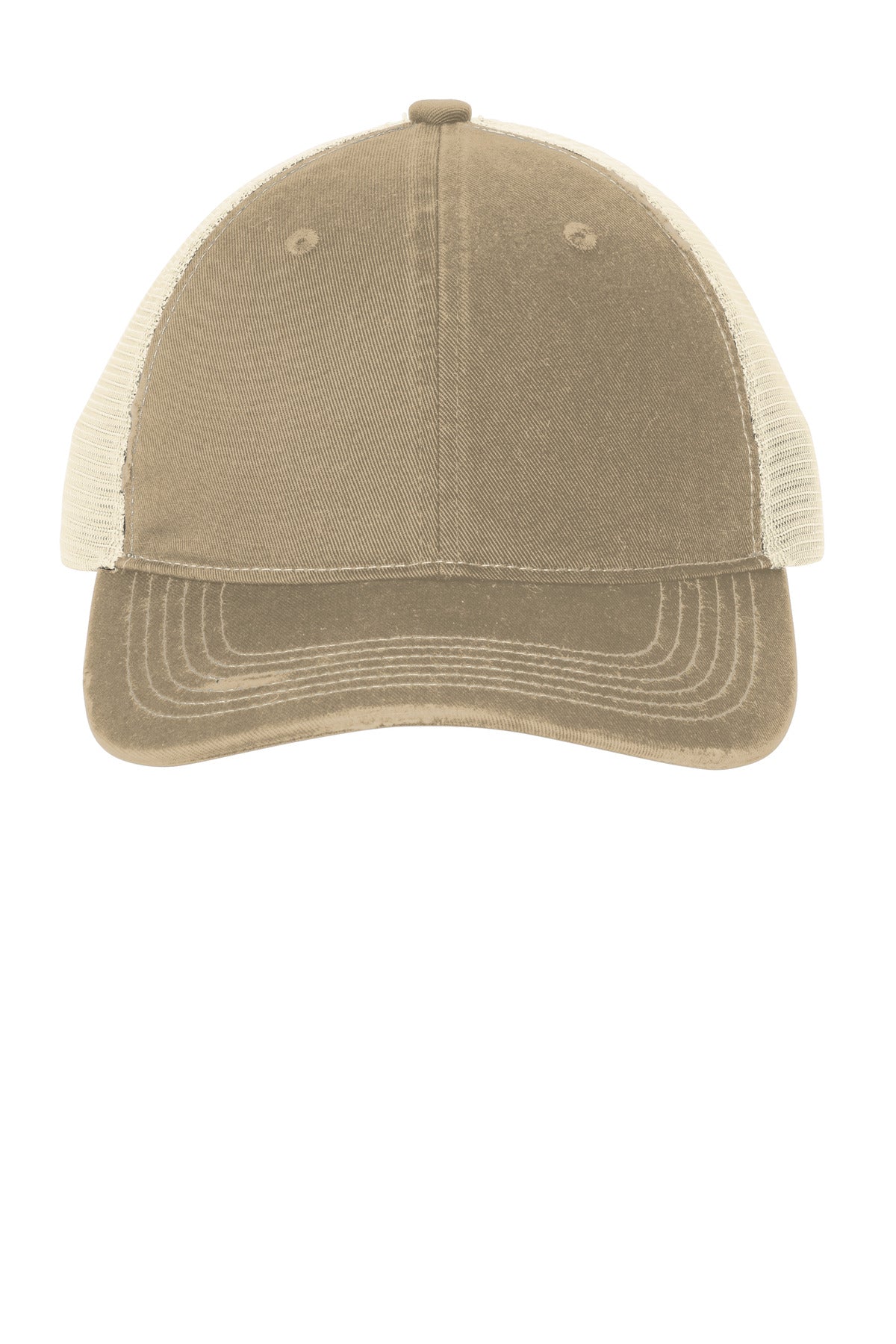 Port Authority C600: Distressed Mesh Back Cap