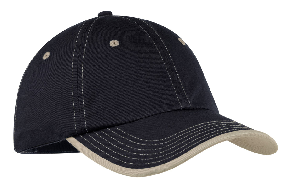 Port Authority Vintage Washed Contrast Stitch Cap: C835
