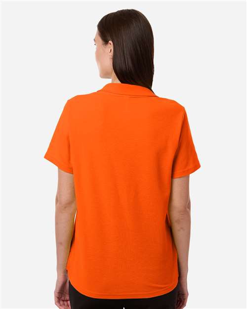 CE106W-Women's Resolve CVC Performance Pique Polo in Campus Orange