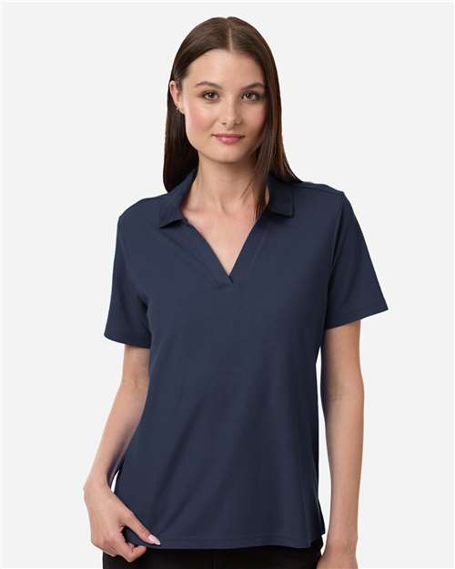 CE106W-Women's Resolve CVC Performance Pique Polo in Classic Navy