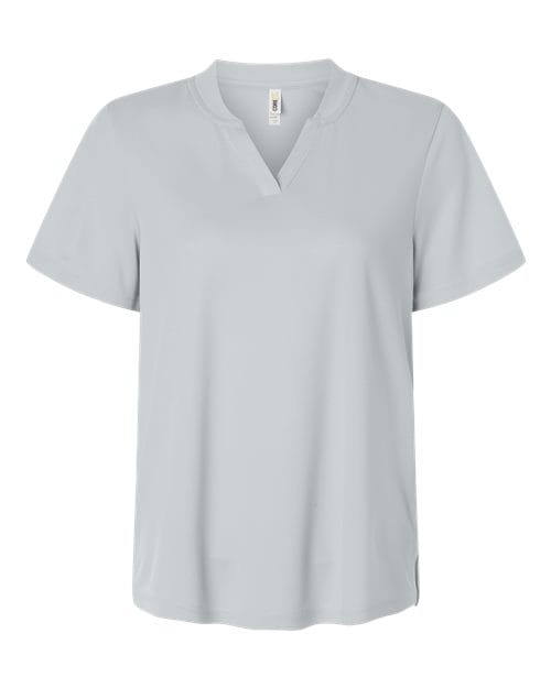 CE108W-Women's Nova Performance Pique Polo in Platinum