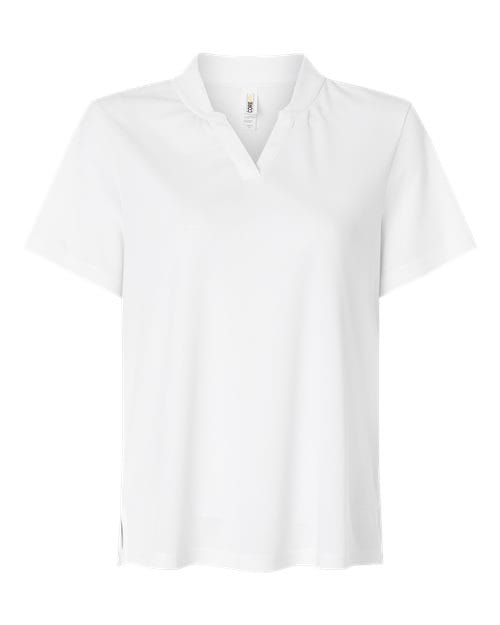 CE108W-Women's Nova Performance Pique Polo in White