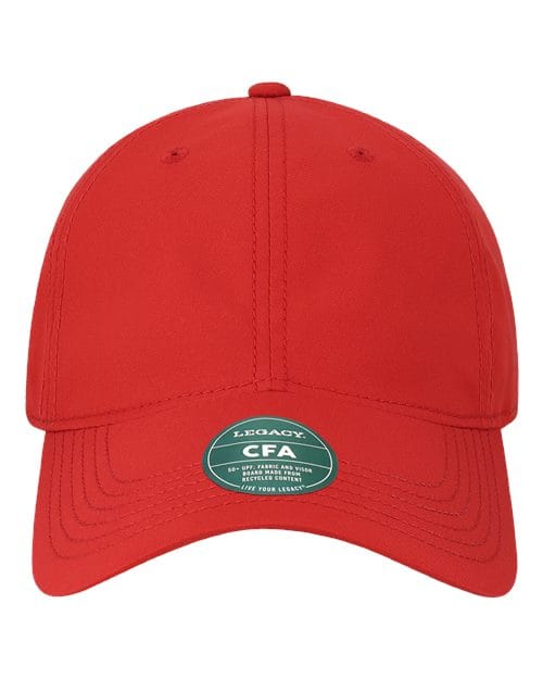 CFA-Cool Fit Adjustable Cap in Scarlet