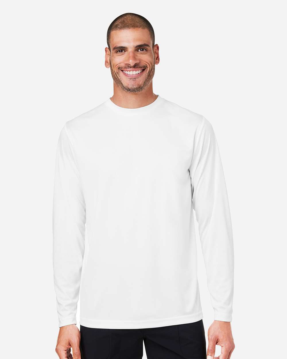 CORE365 CE10L Unisex Capital Long Sleeve Performance T-Shirt in 