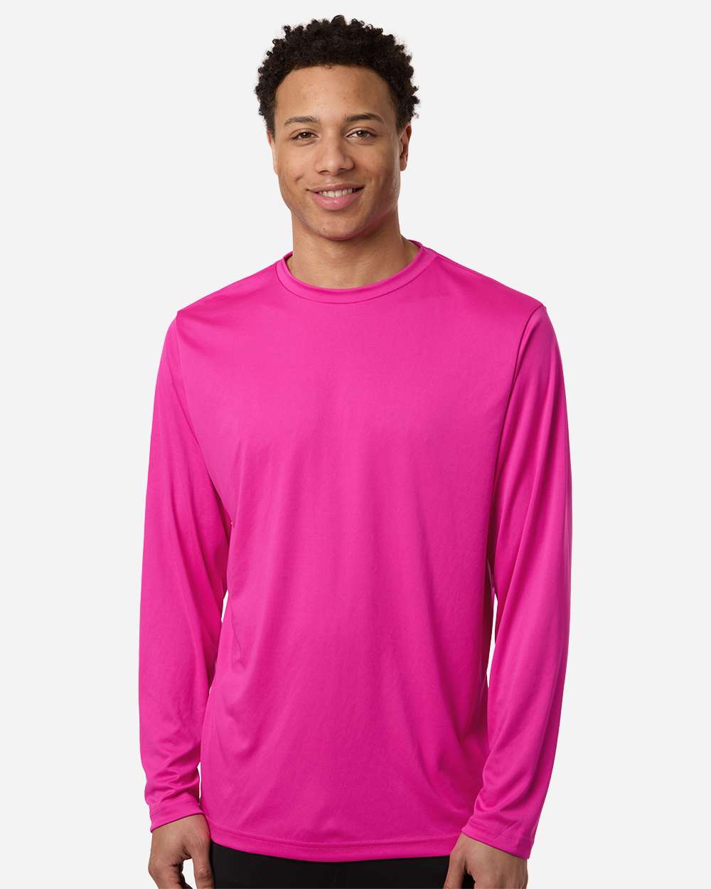 CORE365 CE10L Unisex Capital Long Sleeve Performance T-Shirt in 