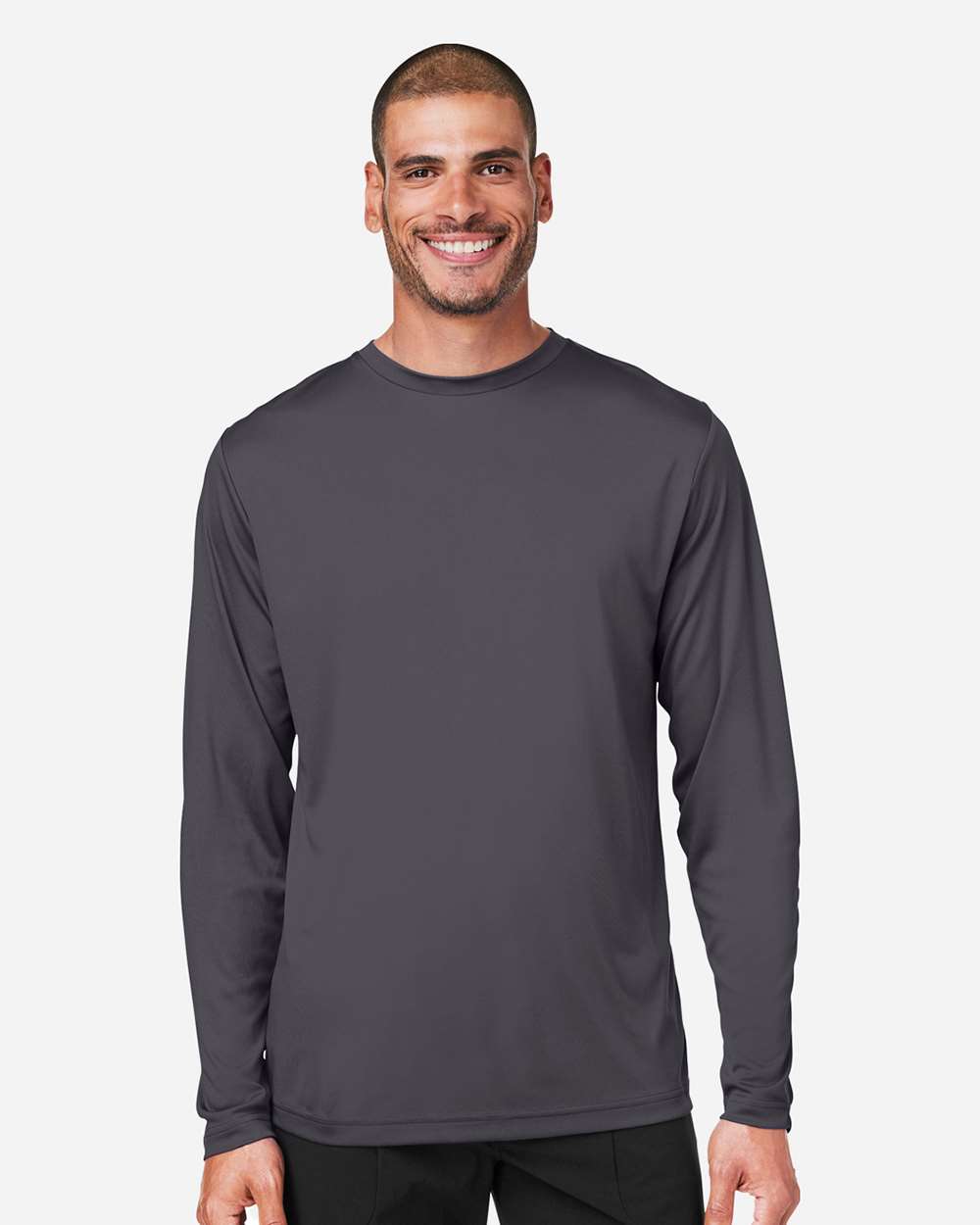 CORE365 CE10L Unisex Capital Long Sleeve Performance T-Shirt in 