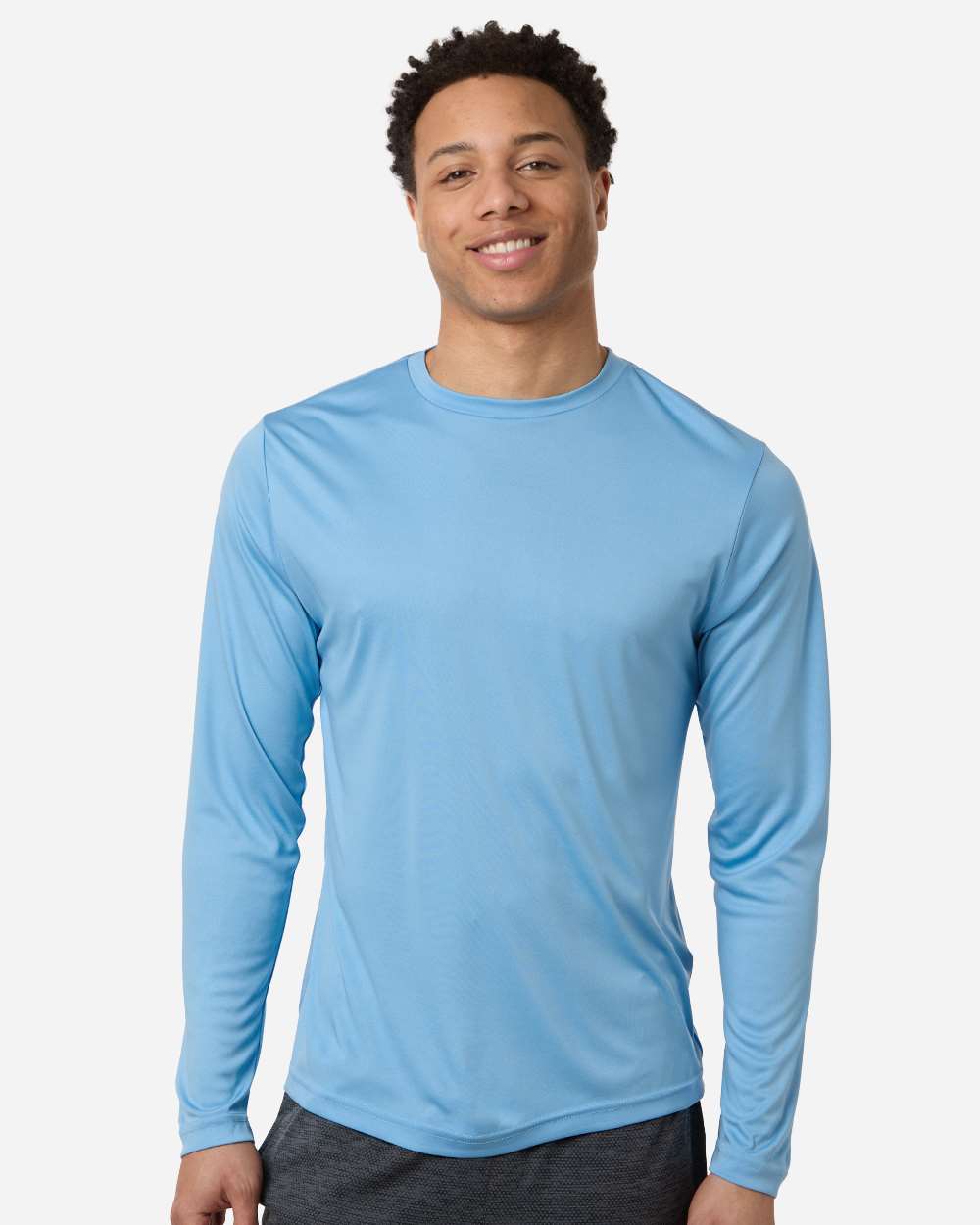 CORE365 CE10L Unisex Capital Long Sleeve Performance T-Shirt in 