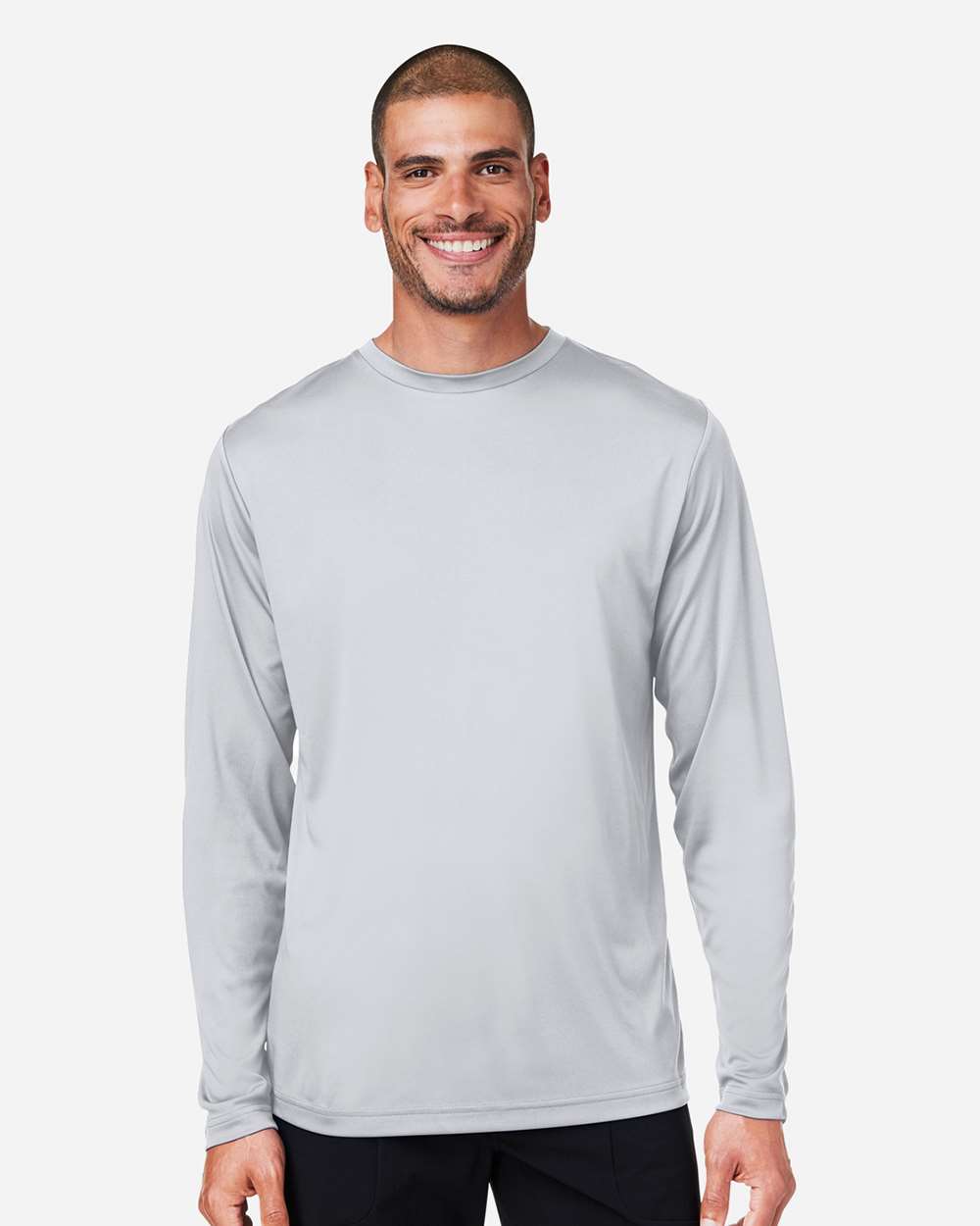CORE365 CE10L Unisex Capital Long Sleeve Performance T-Shirt in 