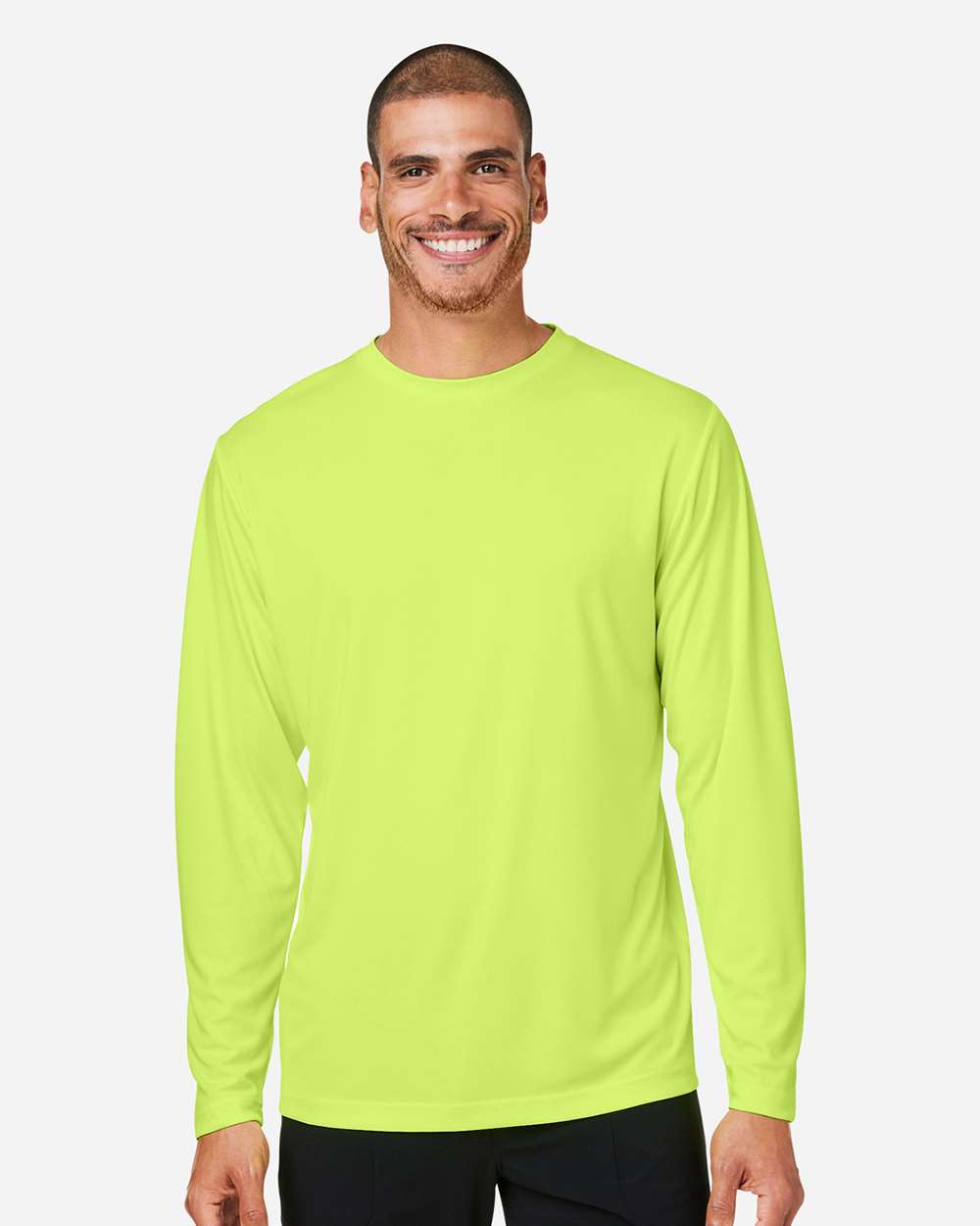 CORE365 CE10L Unisex Capital Long Sleeve Performance T-Shirt in 