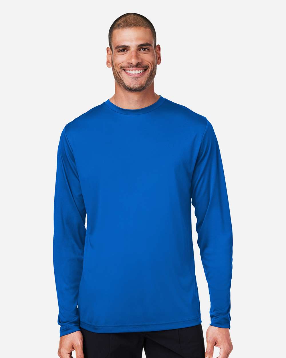 CORE365 CE10L Unisex Capital Long Sleeve Performance T-Shirt in 