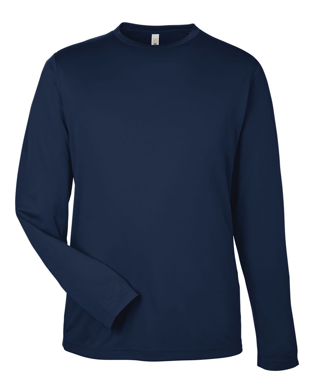 CORE365 CE10L Unisex Capital Long Sleeve Performance T-Shirt in Classic Navy