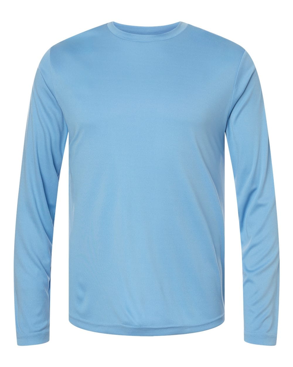 CORE365 CE10L Unisex Capital Long Sleeve Performance T-Shirt in Columbia Blue
