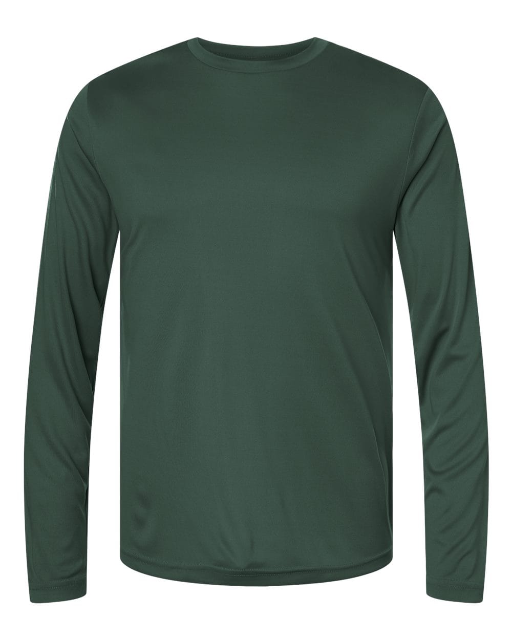 CORE365 CE10L Unisex Capital Long Sleeve Performance T-Shirt in Forest