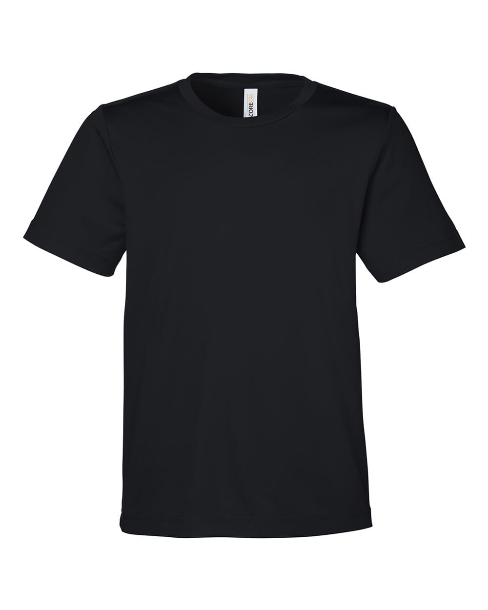 CORE365 CE10Y Youth Capital Performance T-Shirt in Black