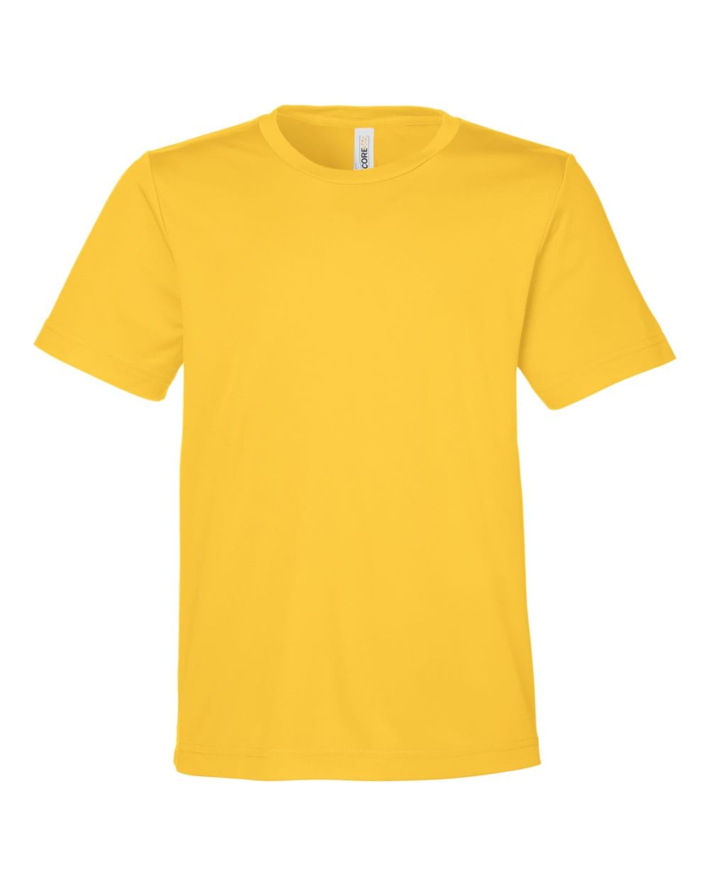 CORE365 CE10Y Youth Capital Performance T-Shirt in Campus Gold
