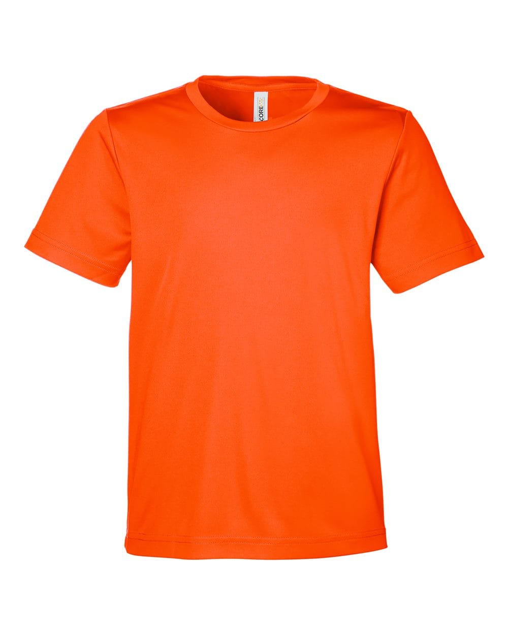 CORE365 CE10Y Youth Capital Performance T-Shirt in Campus Orange