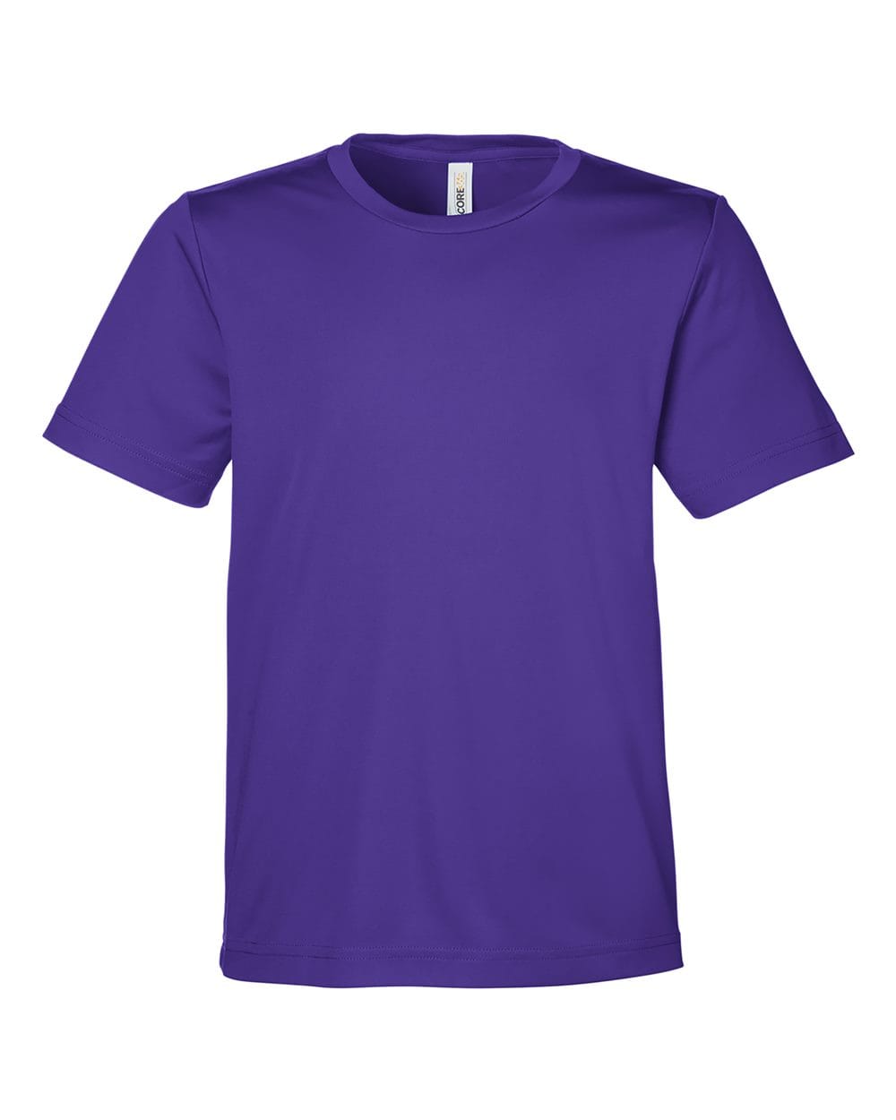 CORE365 CE10Y Youth Capital Performance T-Shirt in Campus Purple