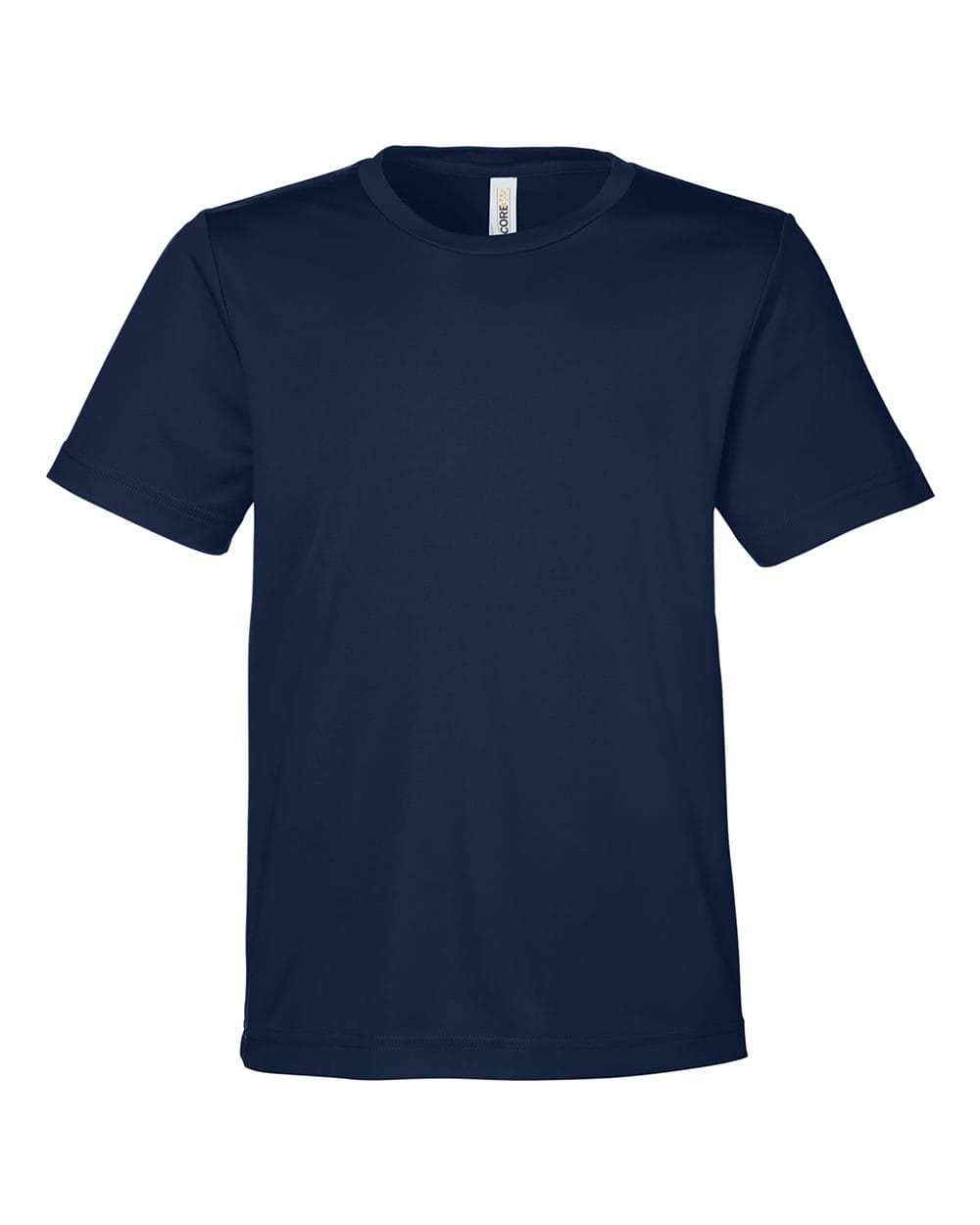 CORE365 CE10Y Youth Capital Performance T-Shirt in Classic Navy