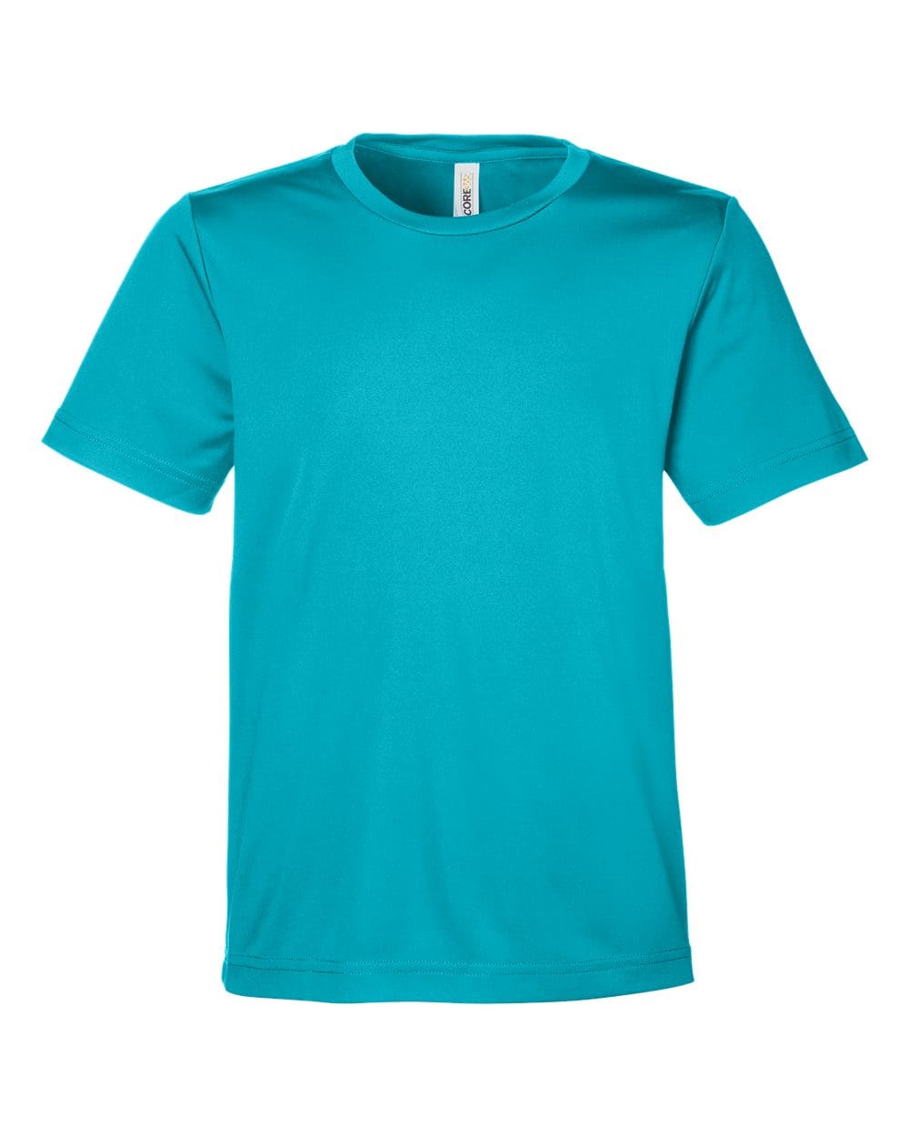 CORE365 CE10Y Youth Capital Performance T-Shirt in Clear Teal