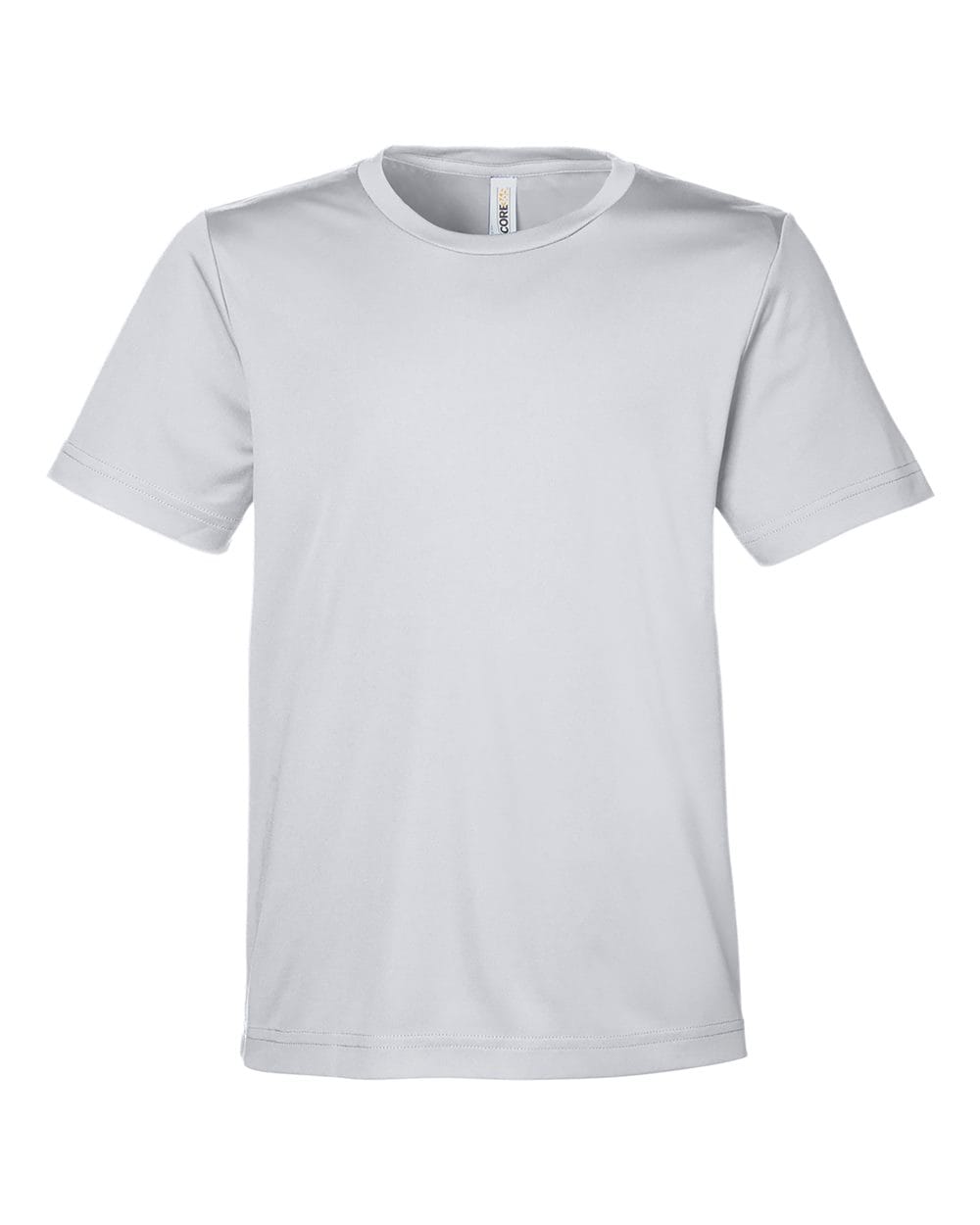 CORE365 CE10Y Youth Capital Performance T-Shirt in Platinum