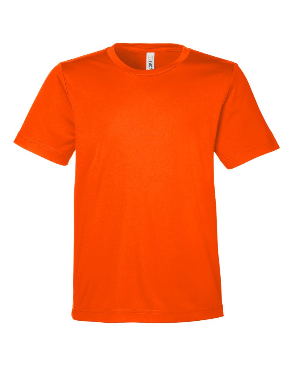 CORE365 CE10Y Youth Capital Performance T-Shirt in Safety Orange