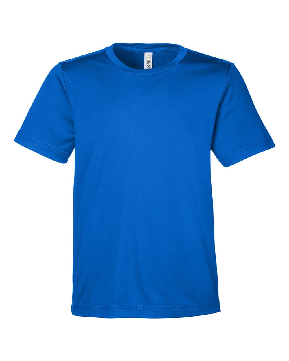 CORE365 CE10Y Youth Capital Performance T-Shirt in True Royal