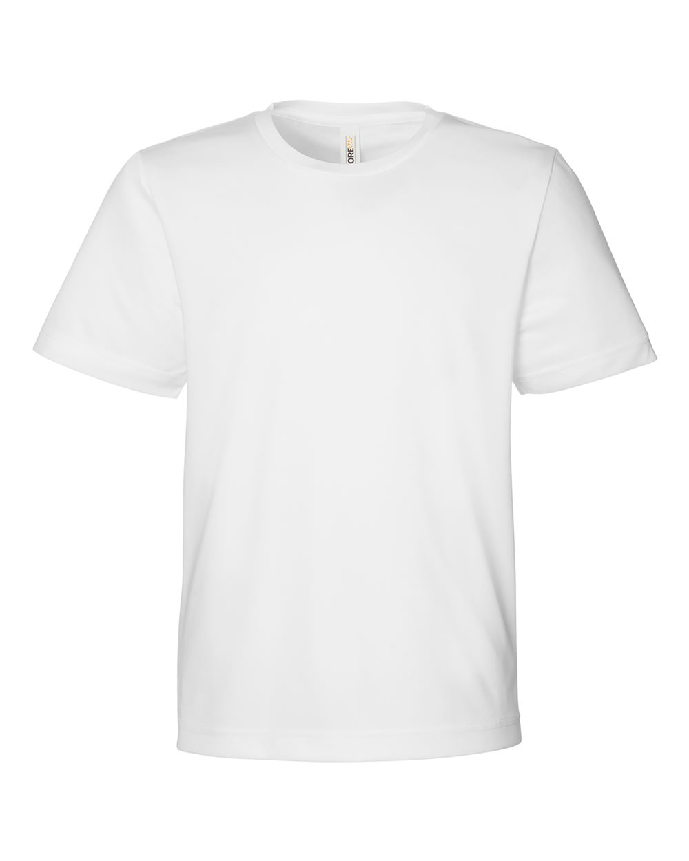 CORE365 CE10Y Youth Capital Performance T-Shirt in White