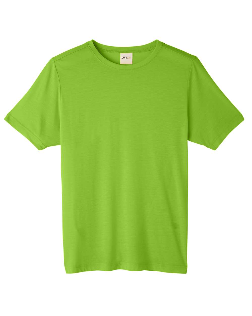 CORE365 CE111 Unisex Fusion ChromaSoft Performance T-Shirt in Acid Green