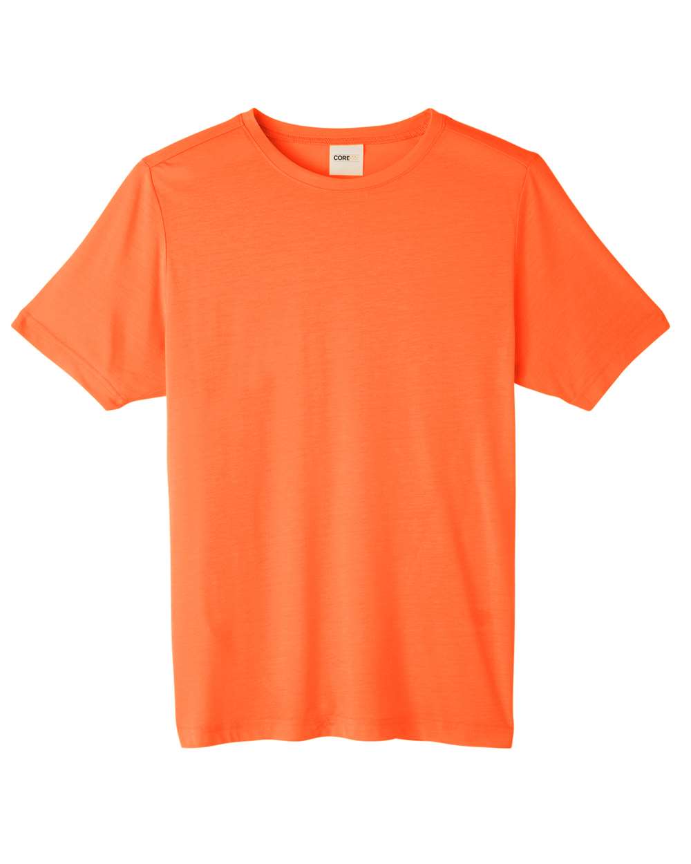 CORE365 CE111 Unisex Fusion ChromaSoft Performance T-Shirt in Campus Orange