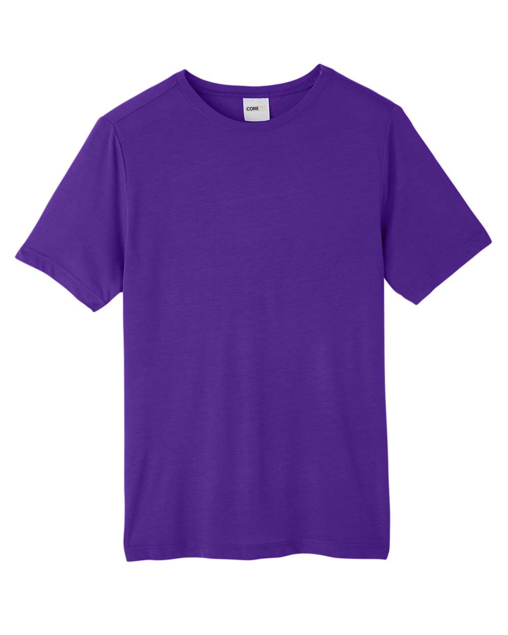 CORE365 CE111 Unisex Fusion ChromaSoft Performance T-Shirt in Campus Purple
